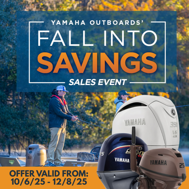 Yamaha Outboards Fall Into Savings Sales Event
