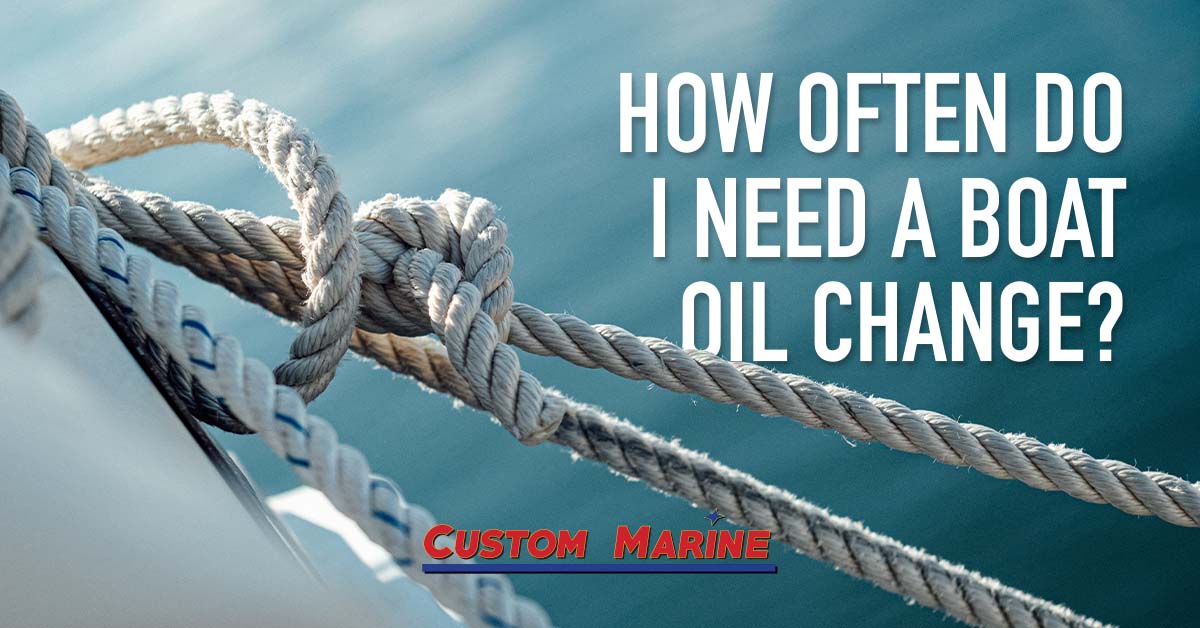 4 Tips for a Boat Oil Change Custom Marine Boat Service