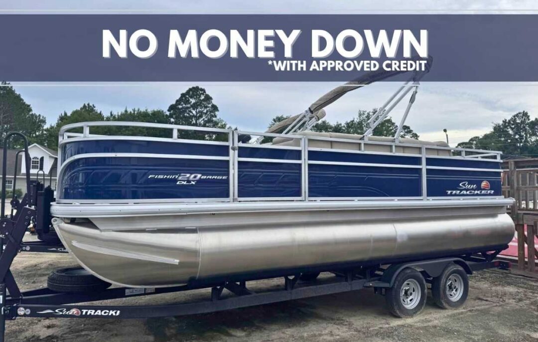 2024 Sun Tracker Fishin Barge 20 For Sale | Custom Marine | Statesboro Savannah GA Boat Dealer_1