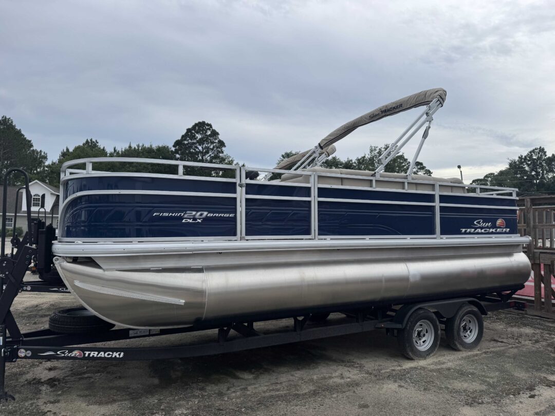 Sun Tracker Fishin Barge 20 For Sale | Custom Marine | Statesboro Savannah GA Boat Dealer_11