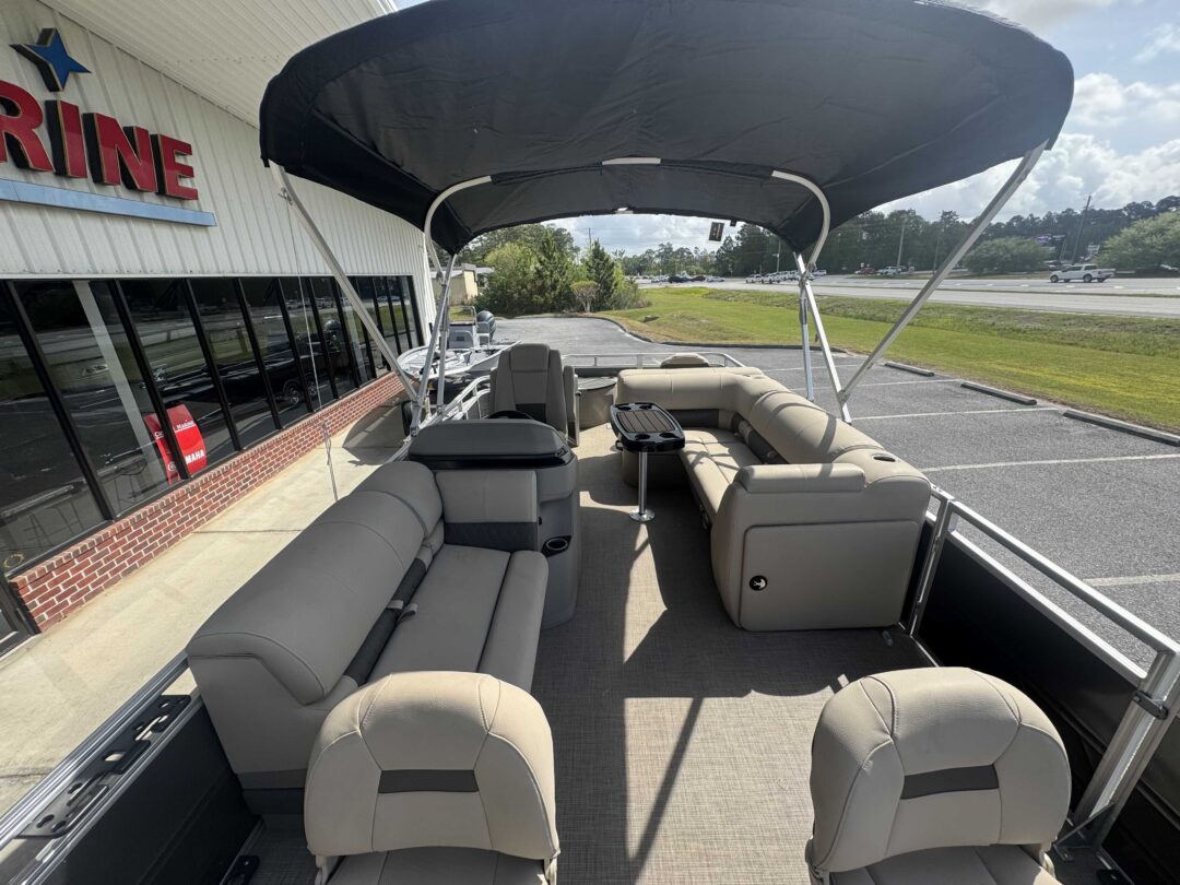 Sun Tracker Fishin Barge 20 DLX For Sale | Custom Marine | Statesboro Savannah GA Boat Dealer_12