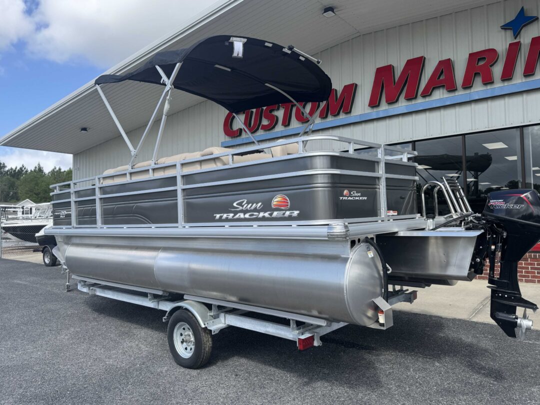 2024 Sun Tracker Fishin Barge 20 DLX For Sale | Custom Marine | Statesboro Savannah GA Boat Dealer_2