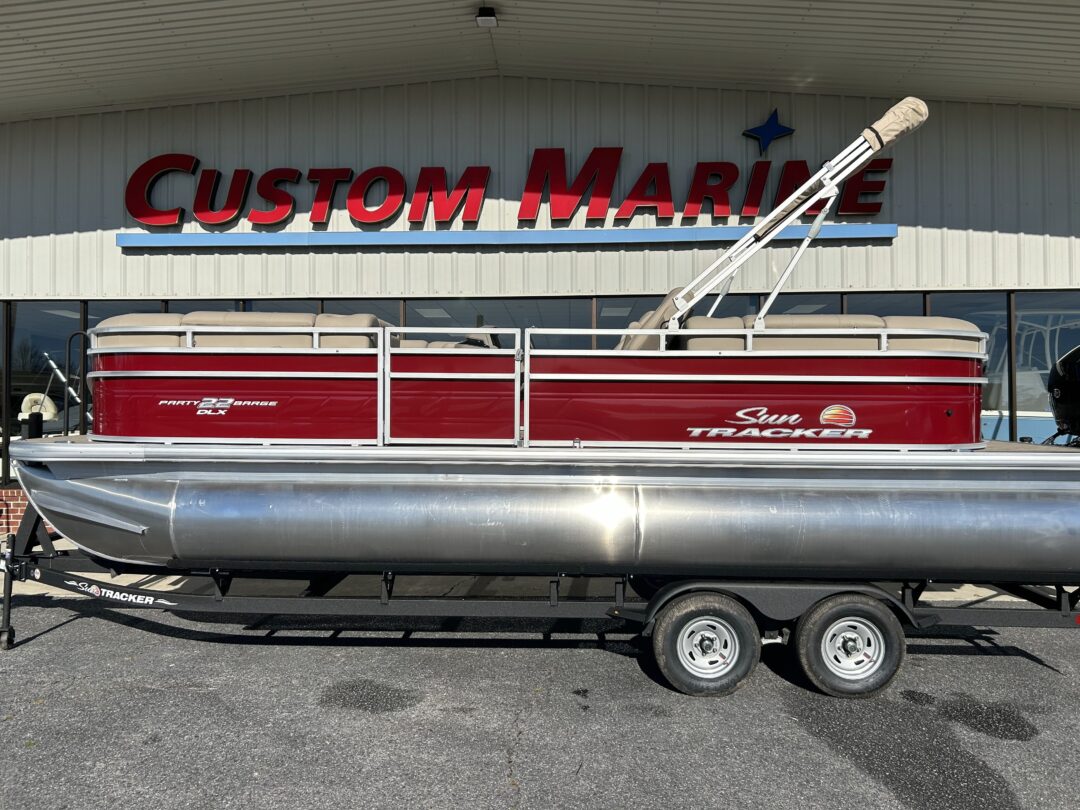 2024 Sun Tracker Party Barge 22 DLX For Sale | Custom Marine | Statesboro Savannah GA Boat Dealer_1