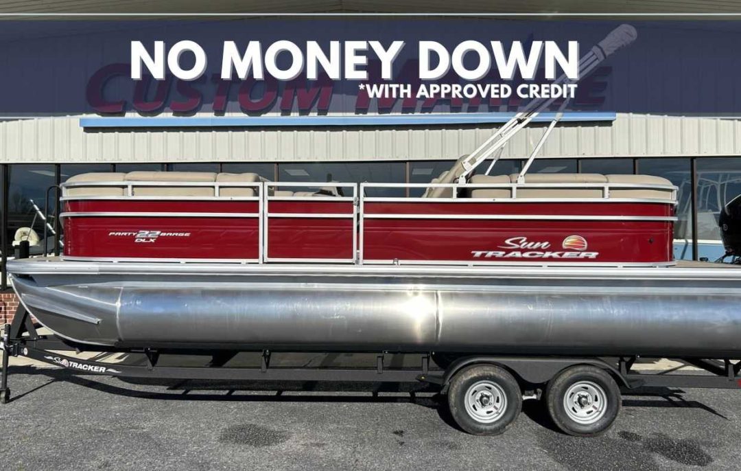 2024 Sun Tracker Party Barge 22 DLX For Sale | Custom Marine | Statesboro Savannah GA Boat Dealer_1