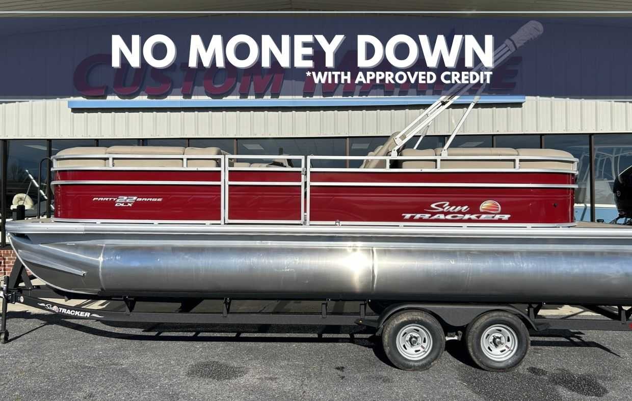 2024 Sun Tracker Party Barge 22 DLX For Sale | Custom Marine | Statesboro Savannah GA Boat Dealer_1
