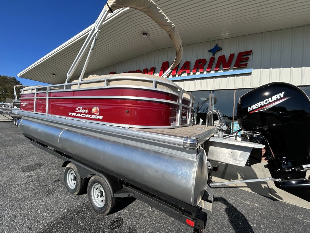 Sun Tracker Party Barge 22 DLX For Sale | Custom Marine | Statesboro Savannah GA Boat Dealer_3