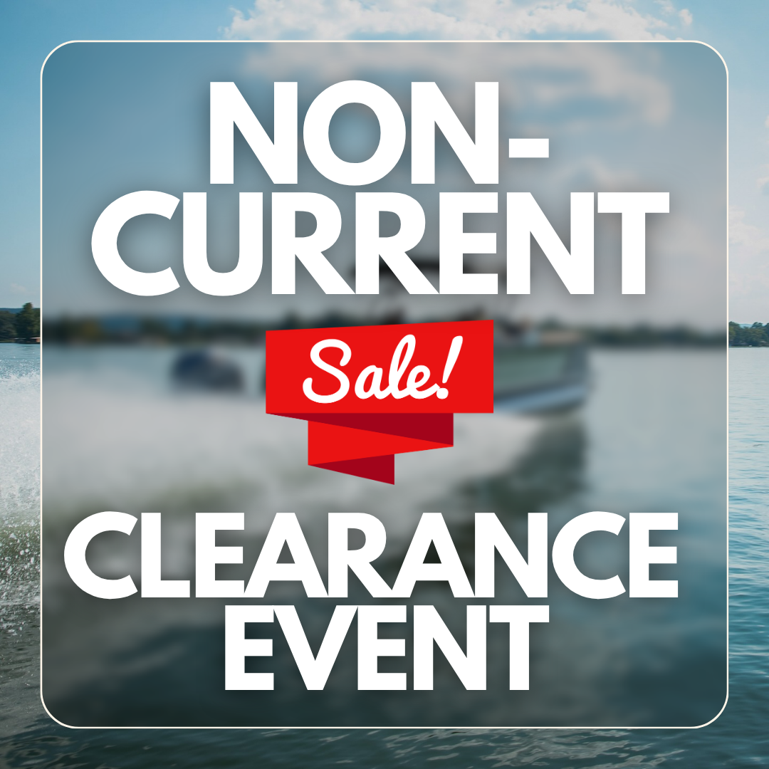 Non-Current Clearance Event for Custom Marine. Image is advertising the sale. Click on it to go to the clearance page.