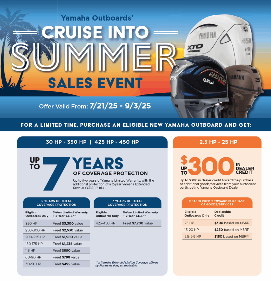 Yamaha’s “Cruise Thru Summer” Sales Event
